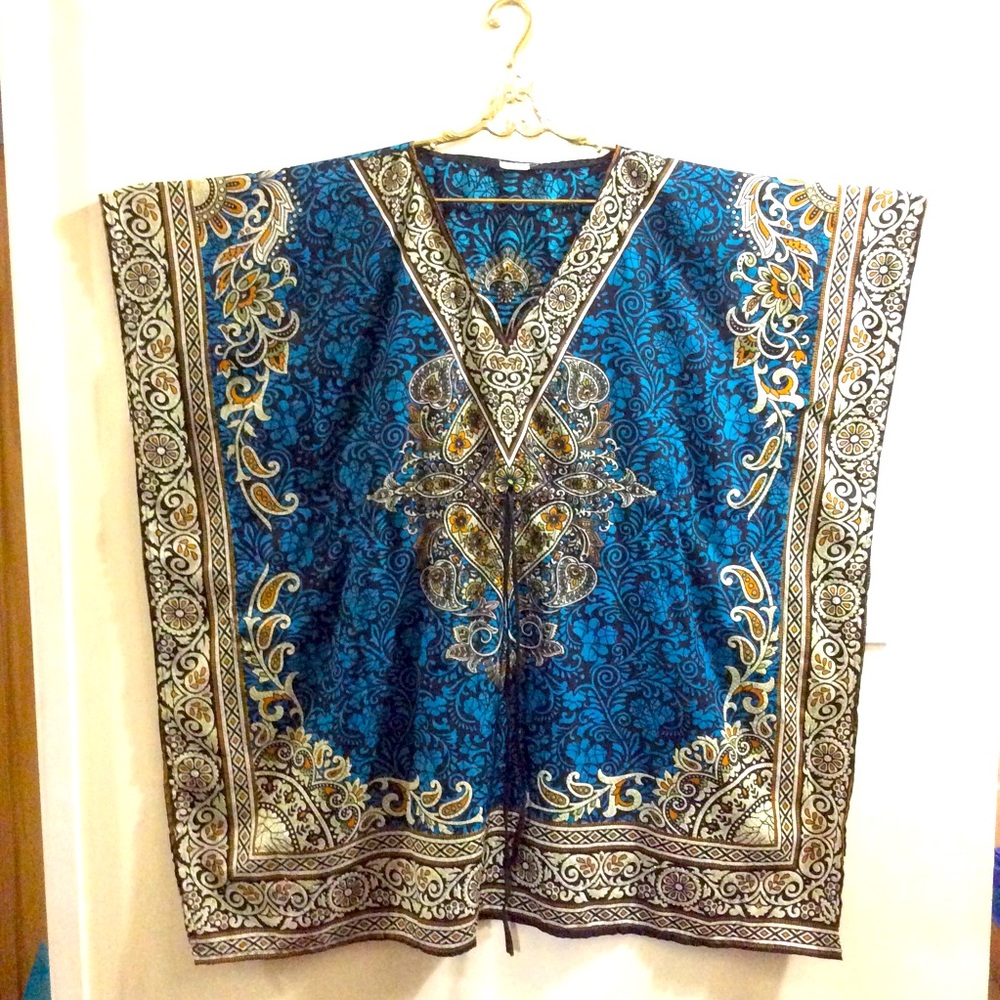 Kimono style tunic top or cover up